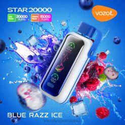 Best VOZOL Flavor - VOZOL STAR 20000 6480399 BLUE RAZZ ICE