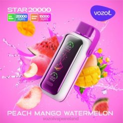 VOZOL Disposable Vape Price - VOZOL STAR 20000 6480411 PEACH MANGO WATERMELON