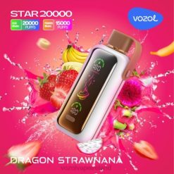 VOZOL Disposable Vape - VOZOL STAR 20000 6480403 DRAGON STRAWNANA